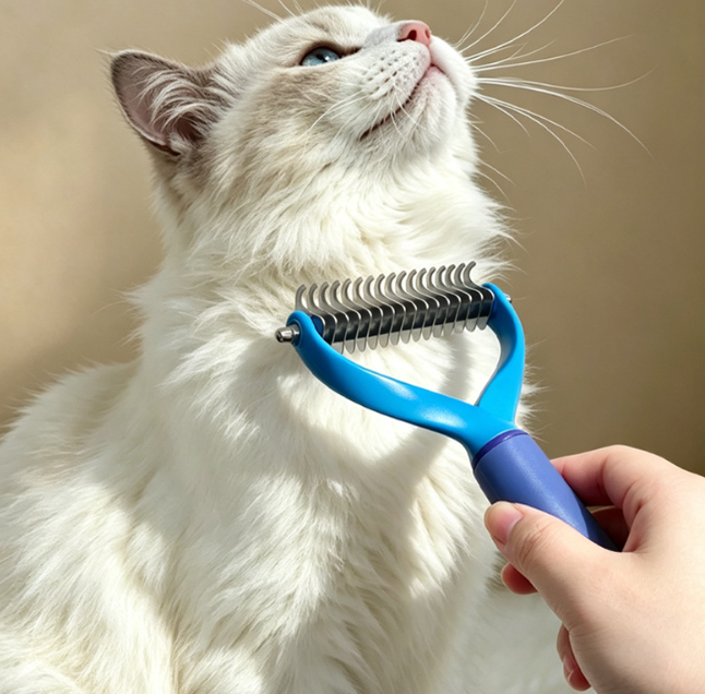 Double-Sided Pet Dematting Comb