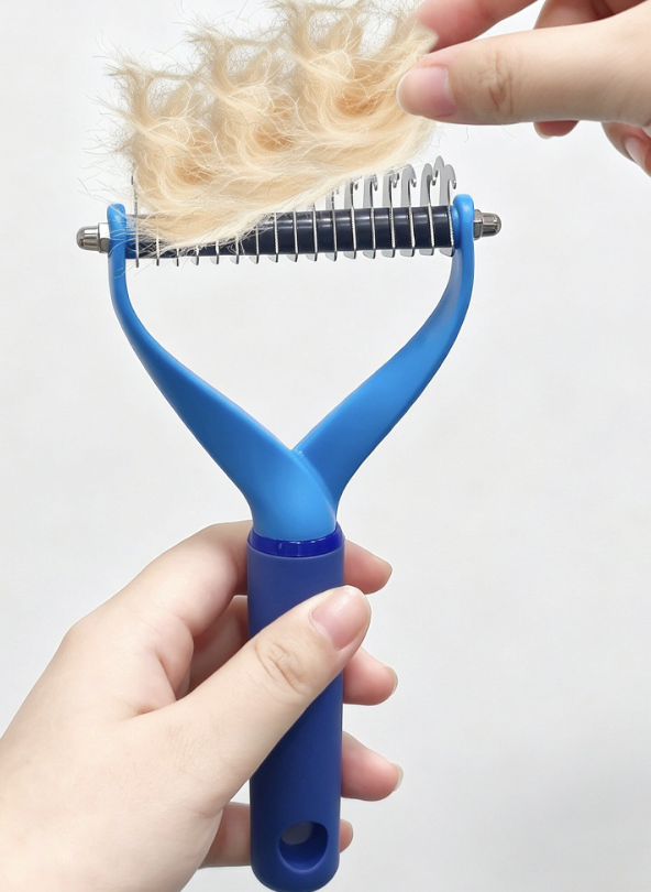 Double-Sided Pet Dematting Comb