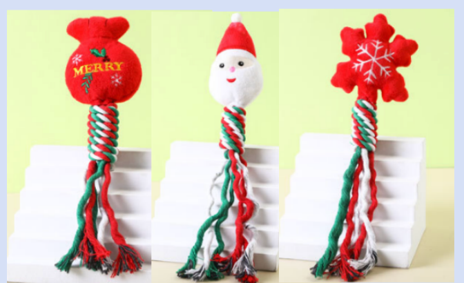 Christmas Rope Dog Toy