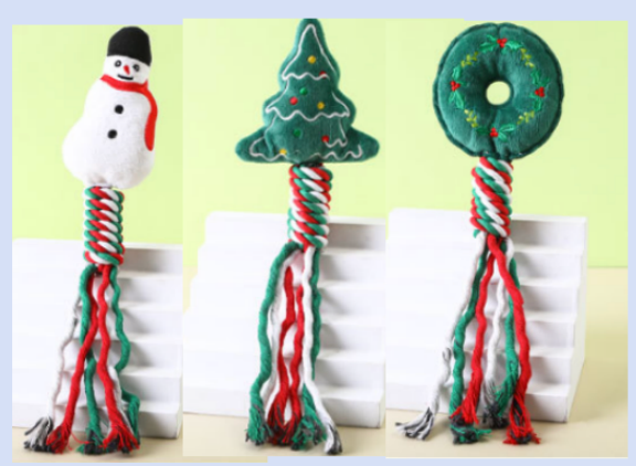 Christmas Rope Dog Toy