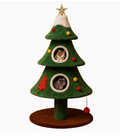 Festive Christmas Tree Cat Tree - Cozy Cat Condo & Sisal Scratching Post